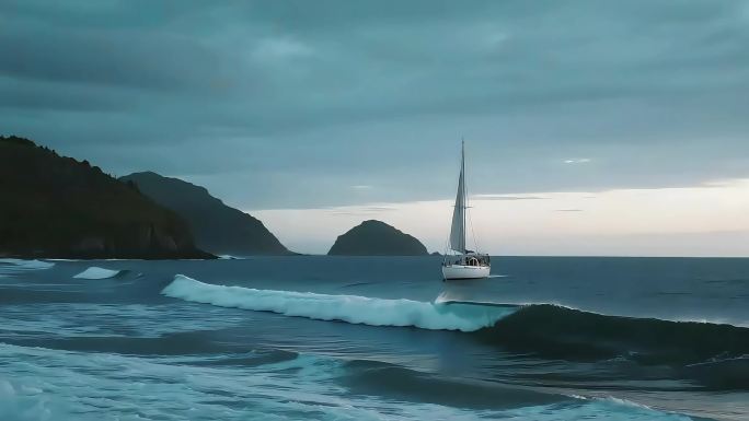 海边的帆船