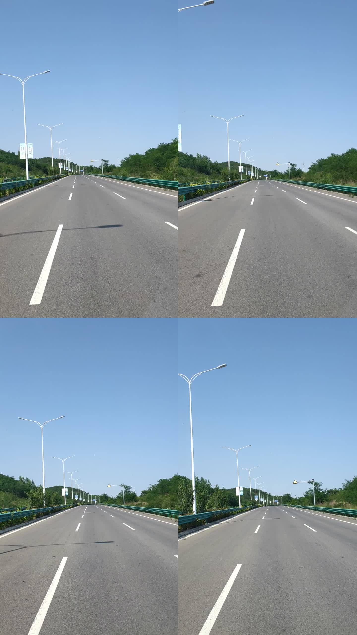 空旷公路上的延伸感