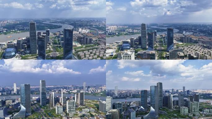 4k上海城市地标西岸凤巢延时