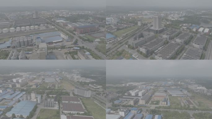 【D log原片】永州市零陵工业园区航拍