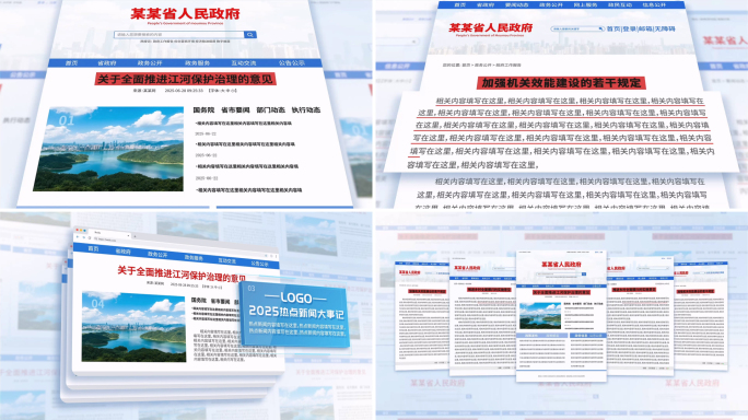 政府网页展示