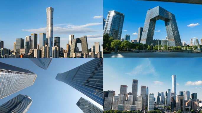 北京城市天际线景观