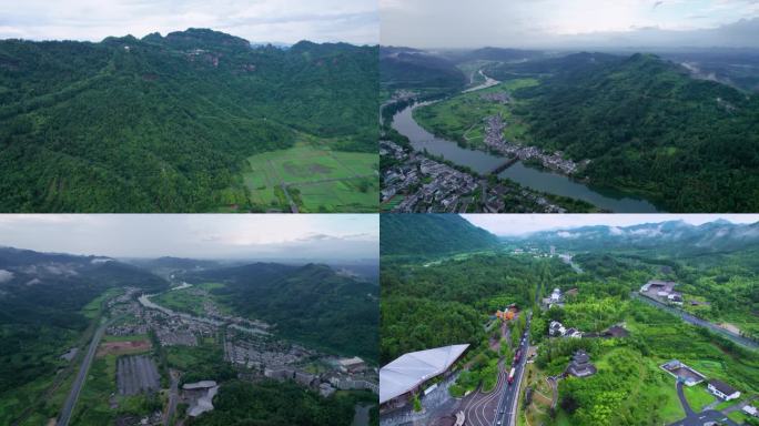 休宁齐云山横江航拍