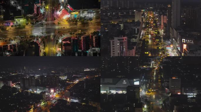 句容市中心中央商场夜景