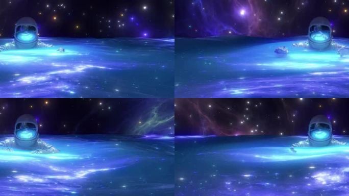 星空梦幻动感宇航员