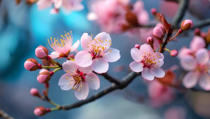 唯美樱花绽放