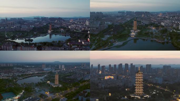 葛仙湖大圣塔夜景