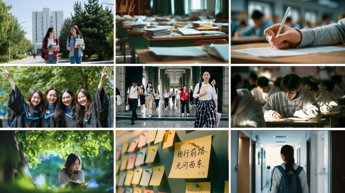 青春大学生莘莘学子大学课堂校园毕业庆祝