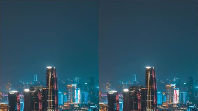重庆_重庆侧面_夜景延时