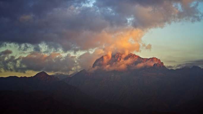 宁夏贺兰山 延时