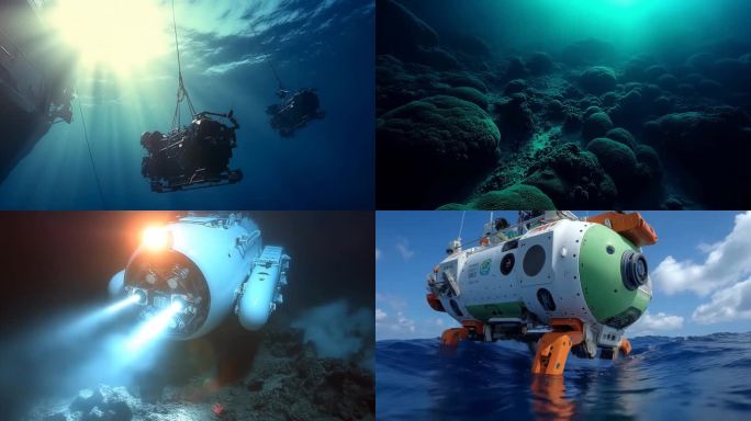 深海探测 深水潜水员 深潜探测器