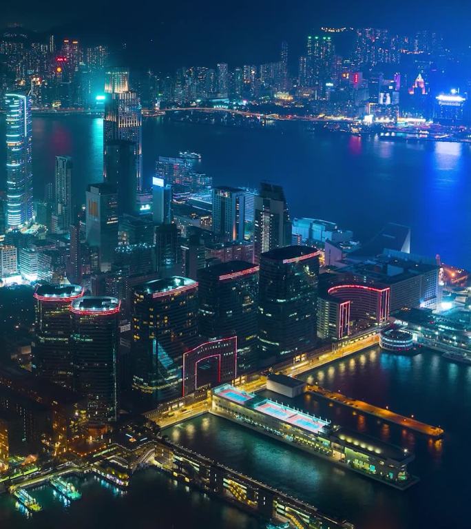 尖沙咀中国客运码头_海港城_尖沙咀夜景
