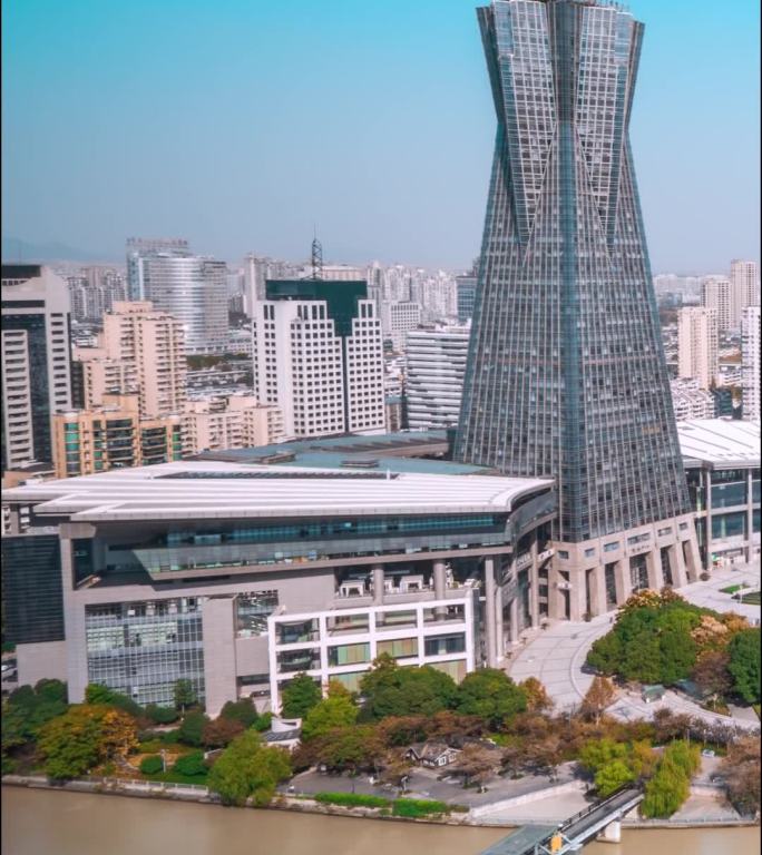 杭州_京杭大运河_西湖文化广场_西湖文化桥