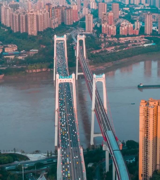 重庆_鹅公岩立交_日景_后移