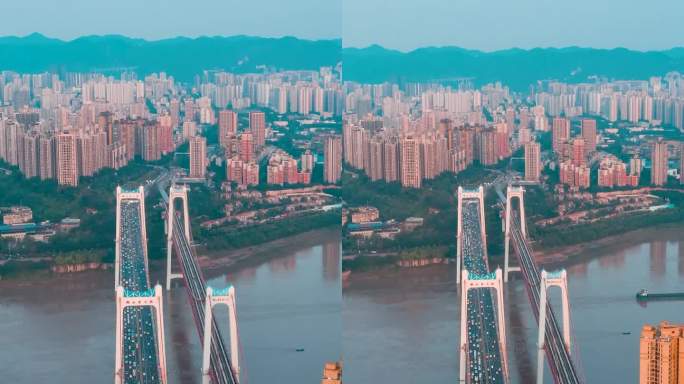 重庆_鹅公岩立交_日景_后移