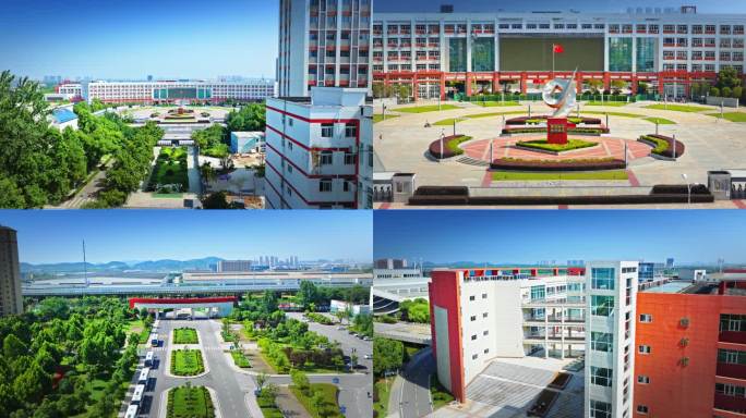 武汉商学院 大学校园风光航拍C