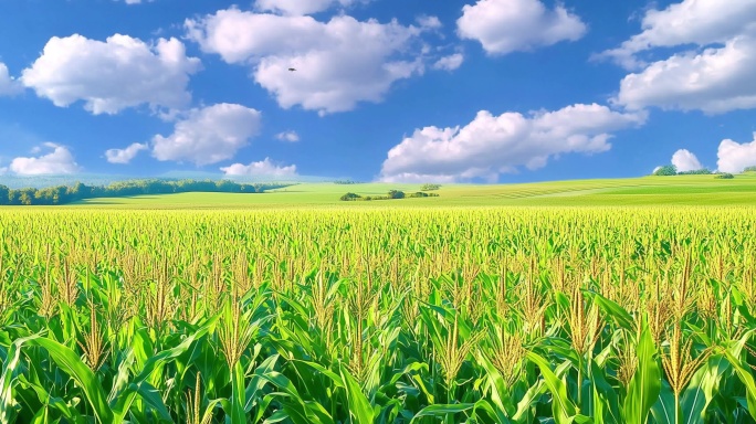 玉米田野背景