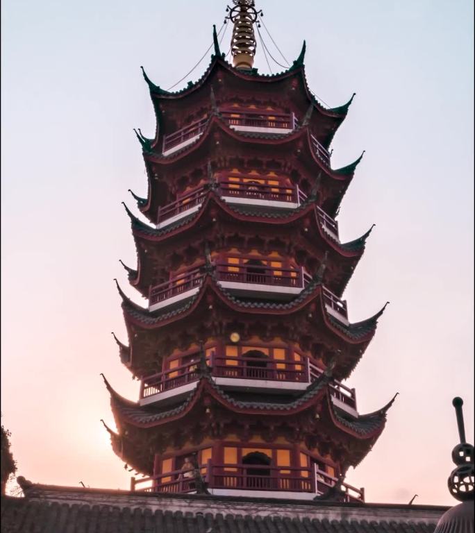 南京_古鸡鸣寺_般若堂_日景延时_竖屏