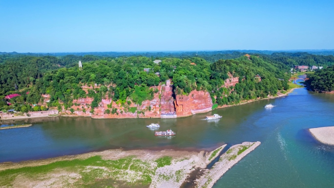 2025乐山大佛乐山城市航拍乐山宣传片