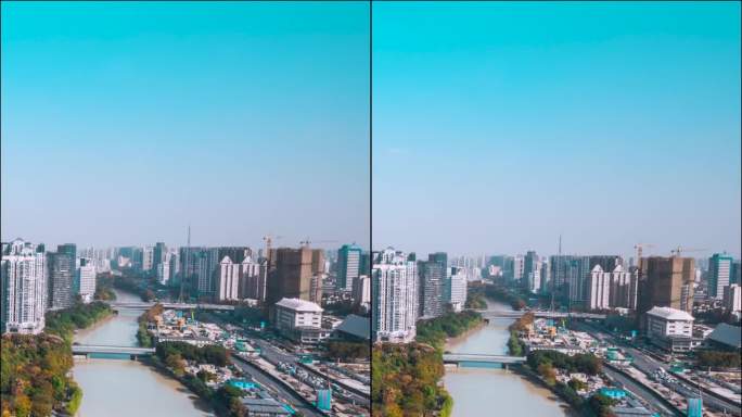 杭州_京杭大运河_西湖文化广场_西湖文化桥
