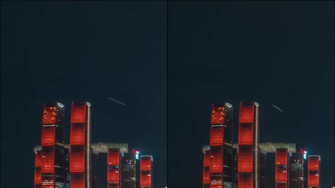 重庆朝天门来福士夜景_重庆大剧院