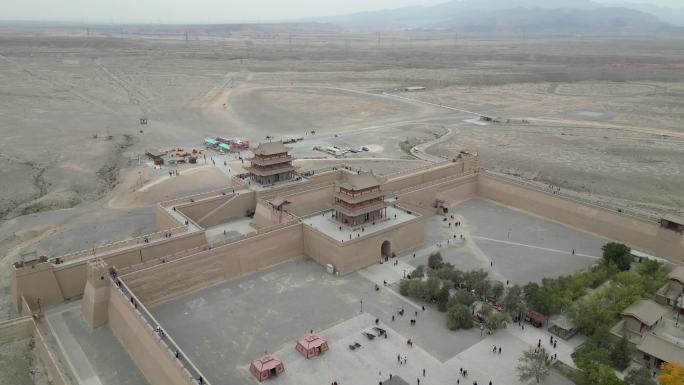 月牙泉鸣沙山嘉峪关风光航拍合集