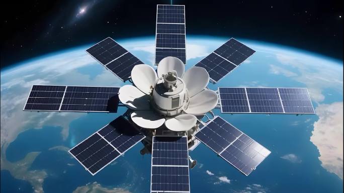 宇宙卫星轨道上的卫星人造卫星观测导航卫星