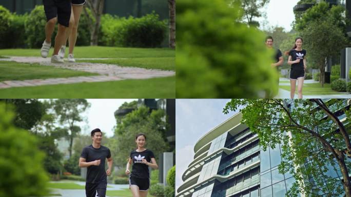 情侣公园健康跑-都市活力健康生活