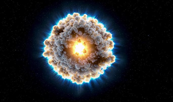 宇宙星云爆炸奇观