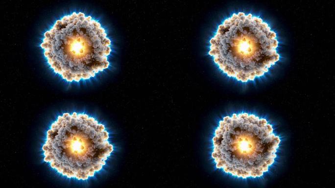宇宙星云爆炸奇观