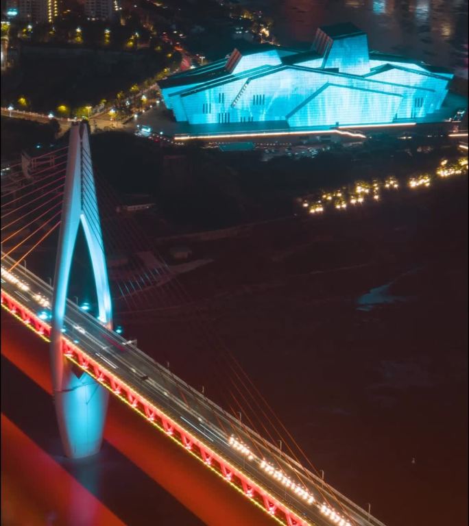 重庆_千厮门夜景_夜景固定延时
