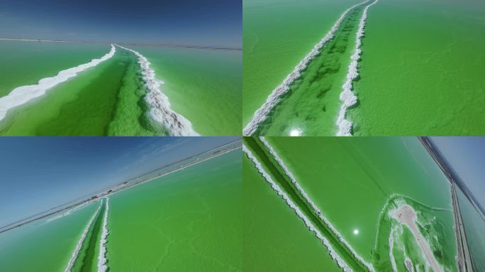 4K FPV穿越机大西北察尔汗湖大盐湖