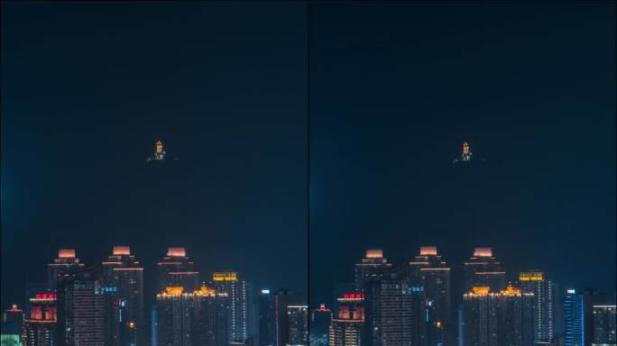 重庆_朝天门来福士夜景_千厮门_洪崖洞夜景