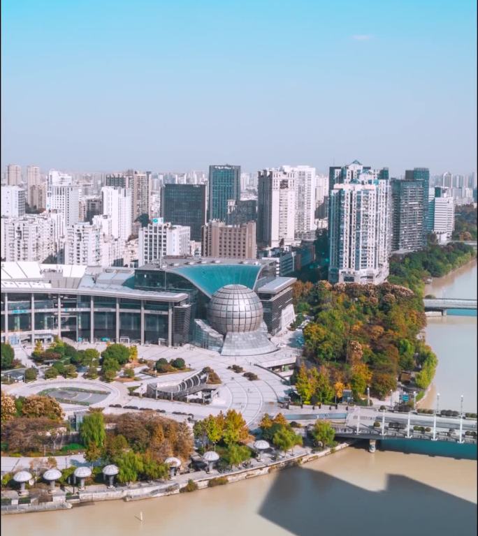 杭州_京杭大运河_西湖文化广场_西湖文化桥