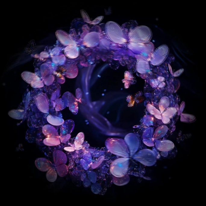 【原创4K】蓝色粒子桌面投影VJ素材