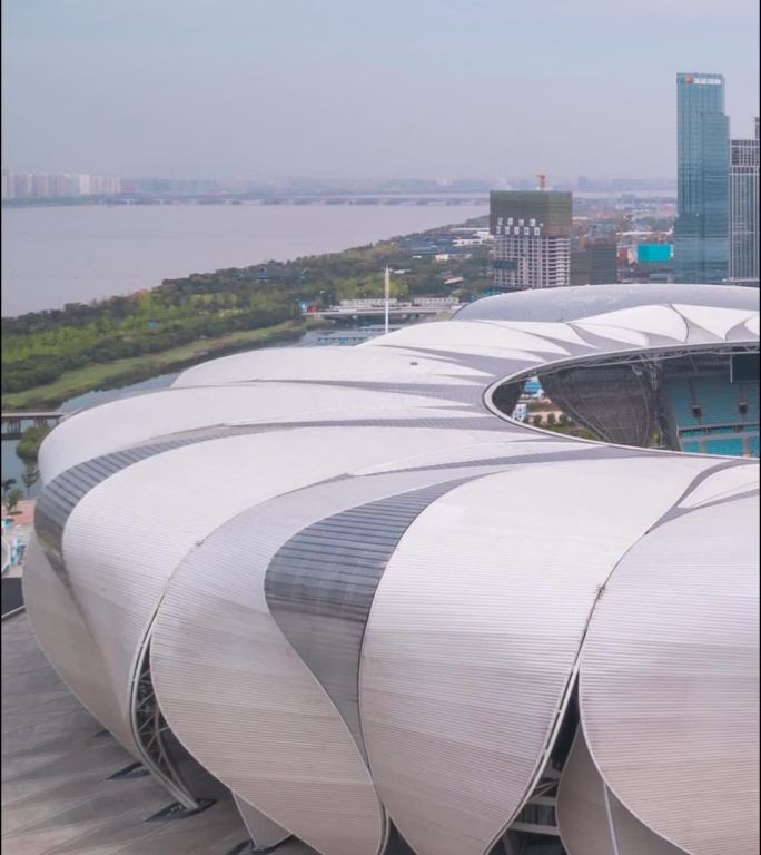 杭州_奥体博览中心_2022年亚运会主会场_大景
