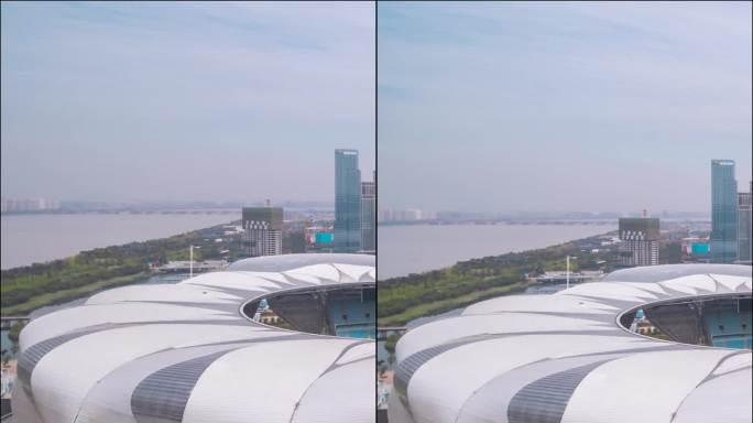 杭州_奥体博览中心_2022年亚运会主会场_大景