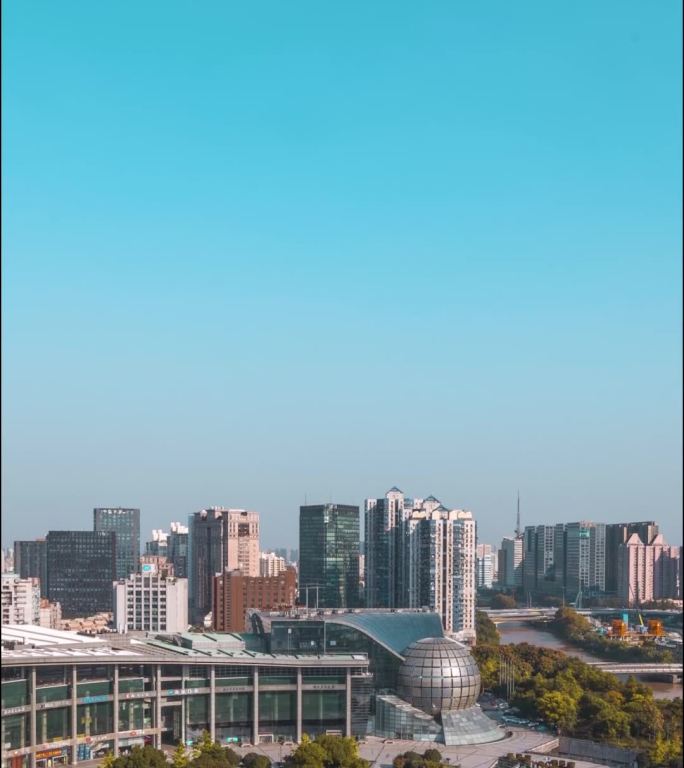 杭州_西湖文化广场_浙江省科技馆_京杭大运河
