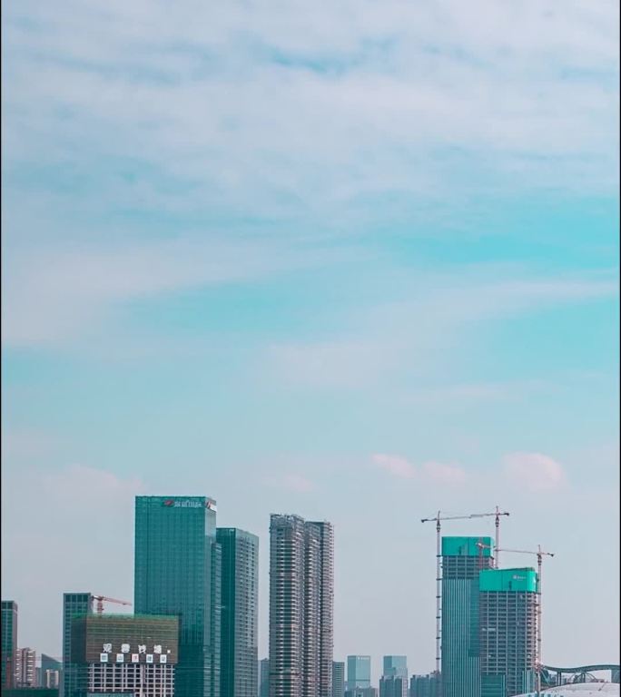 杭州_滨江区_奥体博览会中心主体育场_江边全景