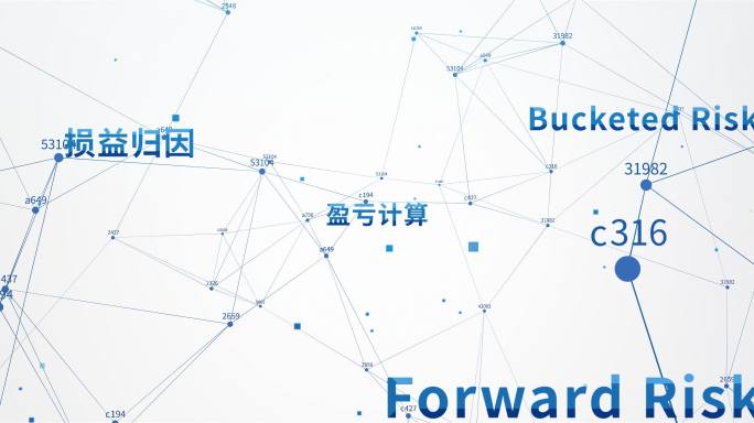 点线链接文字 网络数据 科技点线 宽屏