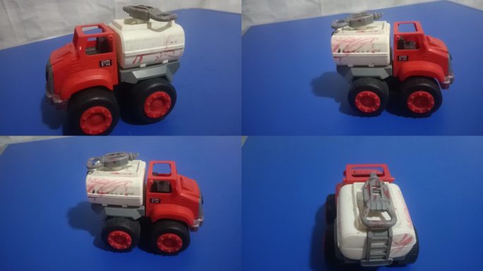 红色玩具水罐车,儿童玩具车模型