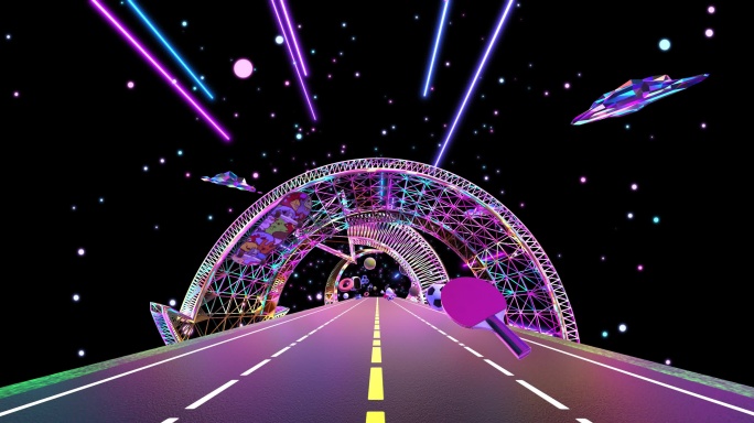 梦幻运动卡通时空隧道