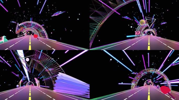 梦幻运动卡通时空隧道