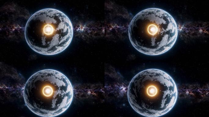 行星核心能量爆发