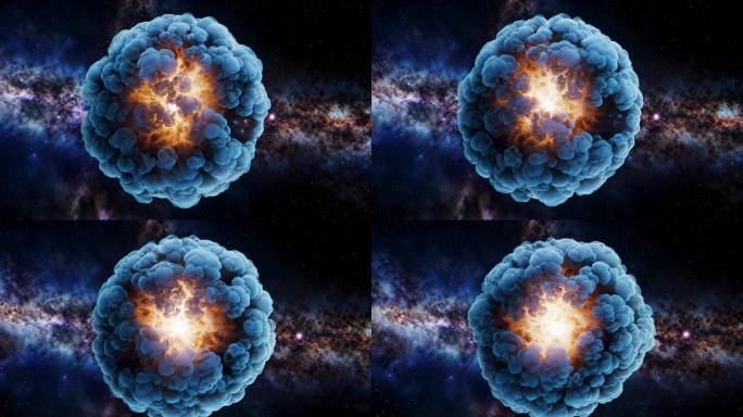 宇宙星云爆炸特效