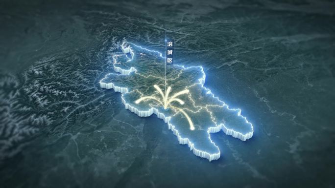 绵阳市卫星地图区位展示