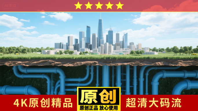 城市地下管道网络