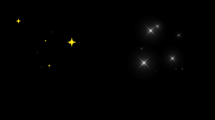 4款 星光闪闪升级光效（透明底）