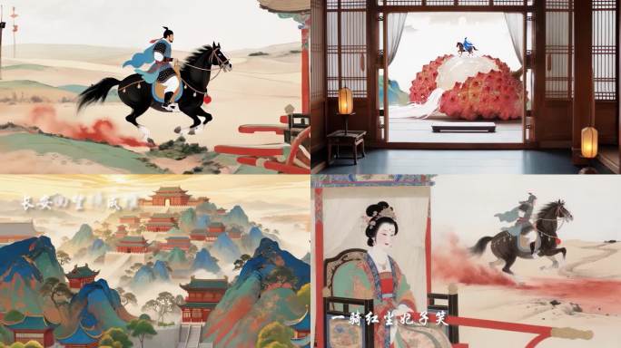 长安的荔枝分镜头，《过华清宫》杨贵妃古风