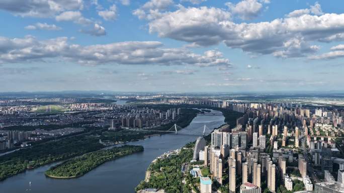 浑河上空延时